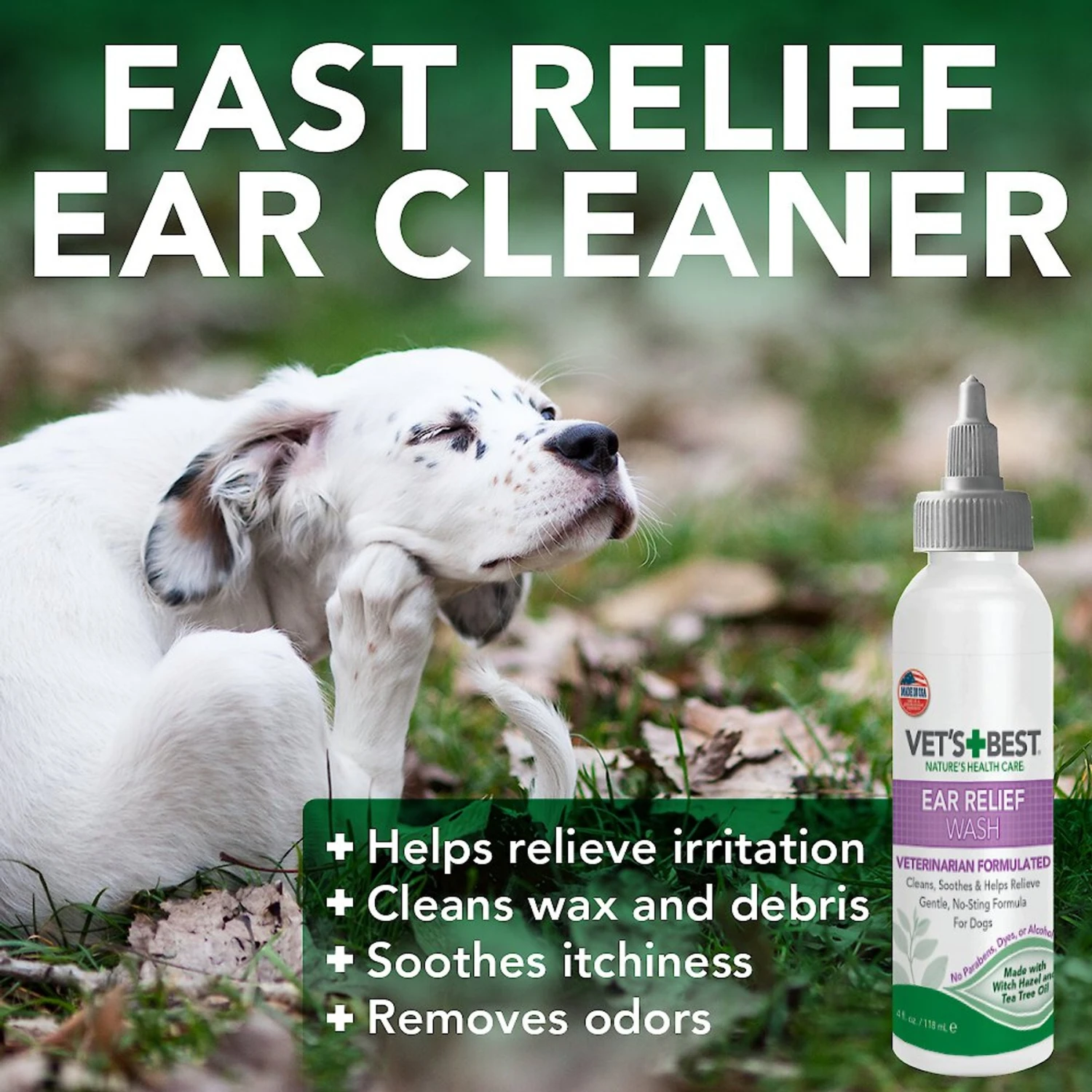Vet's Best Ear Relief Wash For Dogs 3 Vet's Best Ear Relief Wash For Dogs - Image 3