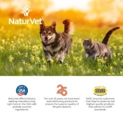 NaturVet Aller-911 Plus Antioxidants Powder Allergy & Skin & Coat Supplement For Cats & Dogs -Pet Wellness 60286 PT8. AC SS1800 V1698695355