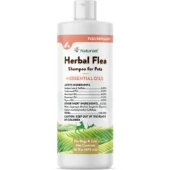 NaturVet Herbal Flea Dog & Cat Shampoo