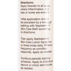 NaturVet Septiderm-V Skin Care Lotion Dog & Cat Spray -Pet Wellness 60310 PT5. AC SS1800 V1542825917