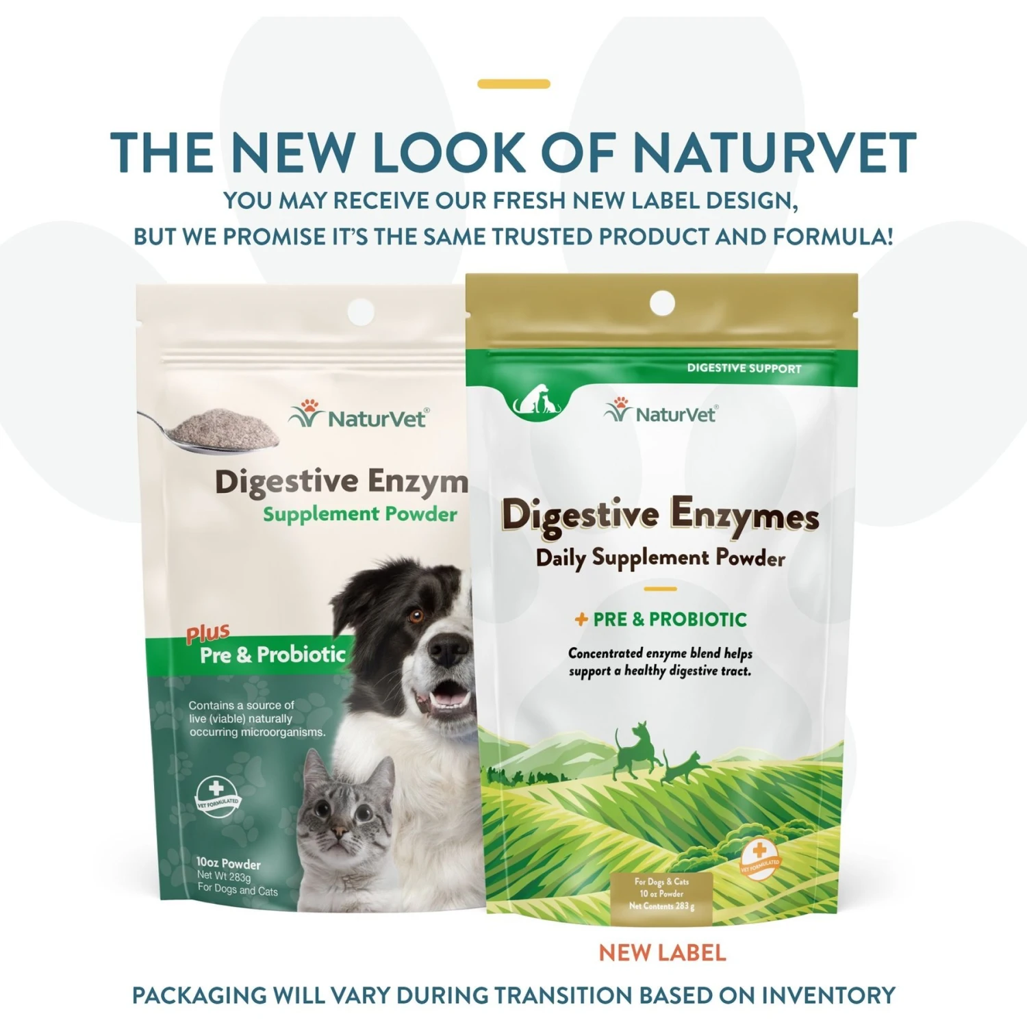 NaturVet Digestive Enzymes Plus Pre & Probiotic Powder Digestive Supplement For Cats & Dogs 2 NaturVet Digestive Enzymes Plus Pre & Probiotic Powder Digestive Supplement For Cats & Dogs - Image 2