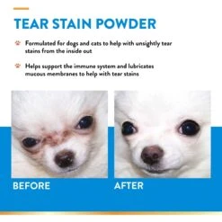NaturVet Tear Stain Plus Lutein Powder Vision Supplement For Cats & Dogs -Pet Wellness 60339 PT4. AC SS1800 V1698696127