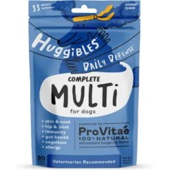 Huggibles Complete Multi Chicken Flavored Soft Chew Multivitamins For Dogs