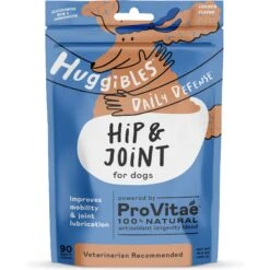Huggibles Hip & Joint Support Chicken Flavored Soft Chew Hip & Joint Supplement For Dogs