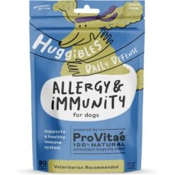 Huggibles Allergy & Immunity Support Chicken Flavored Soft Chew Allergy & Immune Supplement For Dogs
