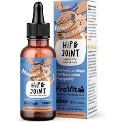 Huggibles Hip & Joint Chicken Flavored Liquid Hip & Joint Supplement For Dogs & Cats, 2-oz Bottle