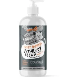 Huggibles Tasty Toppers Senior Vitality Blend Wild Salmon Flavored Multivitamin For Senior Dogs & Cats