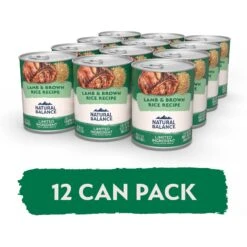 Natural Balance Limited Ingredient Lamb & Brown Rice Recipe Wet Dog Food -Pet Wellness 60681 PT3. AC SS1800 V1684498670