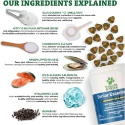 Doggie Dailies Advanced Smoked Duck Flavored Soft Chew Hip & Joint Supplement For Senior Dogs, 120 Count -Pet Wellness 609566 PT6. AC SS1800 V1666838755