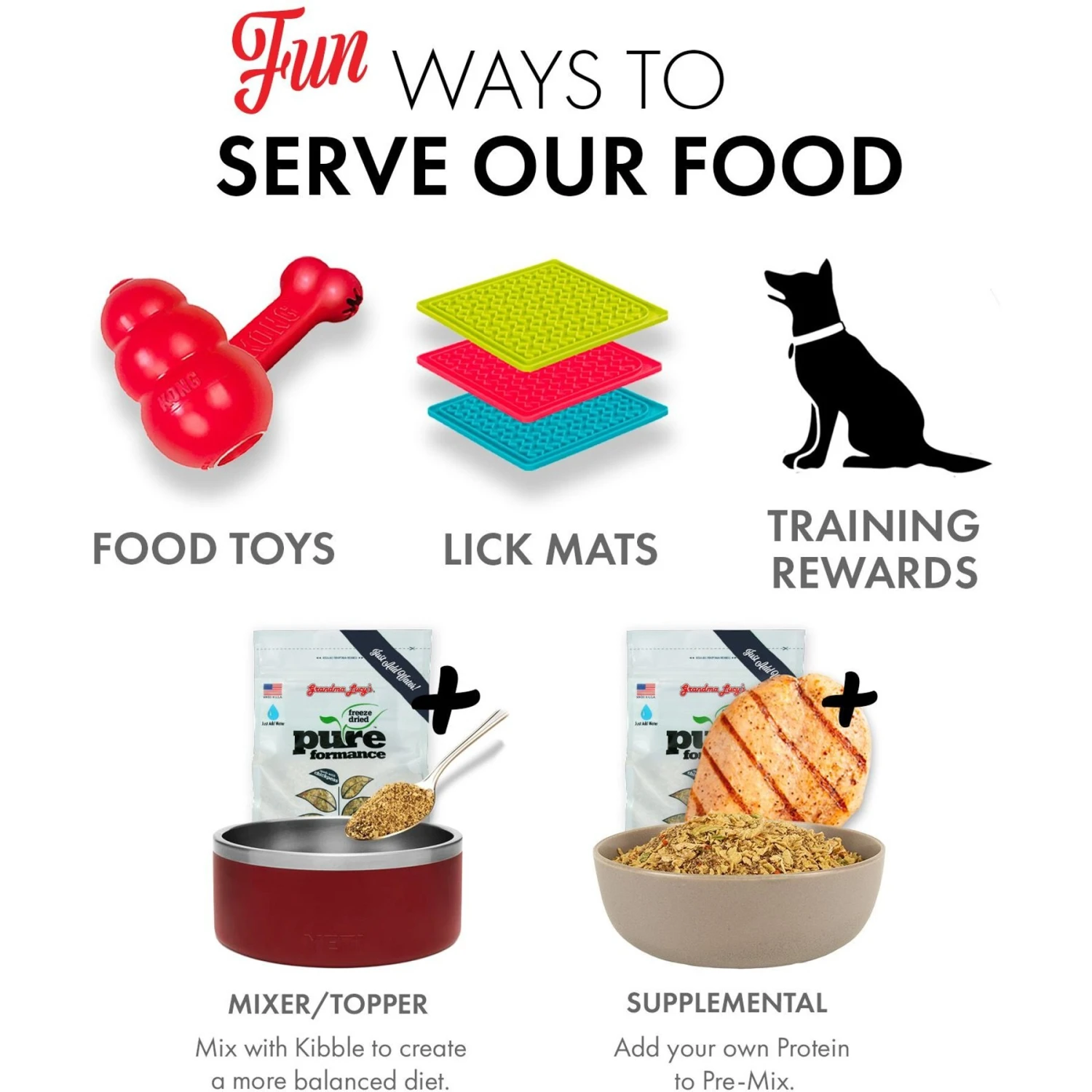 Grandma Lucy's Pureformance Grain-Free/Freeze-Dried Dog Food Pre-Mix 6 Grandma Lucy's Pureformance Grain-Free/Freeze-Dried Dog Food Pre-Mix - Image 6