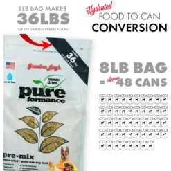 Grandma Lucy's Pureformance Grain-Free/Freeze-Dried Dog Food Pre-Mix 16 Grandma Lucy's Pureformance Grain-Free/Freeze-Dried Dog Food Pre-Mix -Pet Wellness 61186 PT7. AC SS1800 V1676647309