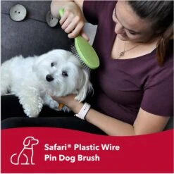 Safari Wire Pin Brush For Dogs -Pet Wellness 61242 PT2. AC SS1800 V1678124808