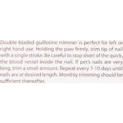 Safari Nail Trimmer For Small Dogs -Pet Wellness 61246 PT4. AC SS1800 V1506976228