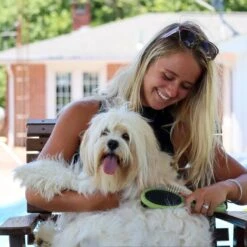 Safari Combo Brush For Dogs 13 Safari Combo Brush For Dogs -Pet Wellness 61282 PT6. AC SS1800 V1677960189