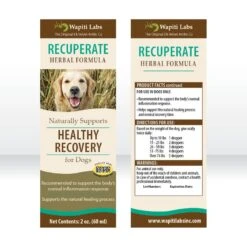 Wapiti Labs Recuperate Formula For Healthy Recovery Dog Supplement -Pet Wellness 61291 PT6. AC SS1800 V1582746181
