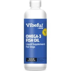 Vibeful Omega-3 Fish Oil Liquid Skin & Coat Supplement For Dogs