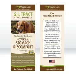 Wapiti Labs G.I. Tract Liquid Digestive Supplement For Dogs -Pet Wellness 61297 PT5. AC SS1800 V1582745296
