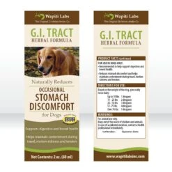 Wapiti Labs G.I. Tract Liquid Digestive Supplement For Dogs -Pet Wellness 61297 PT6. AC SS1800 V1582744399