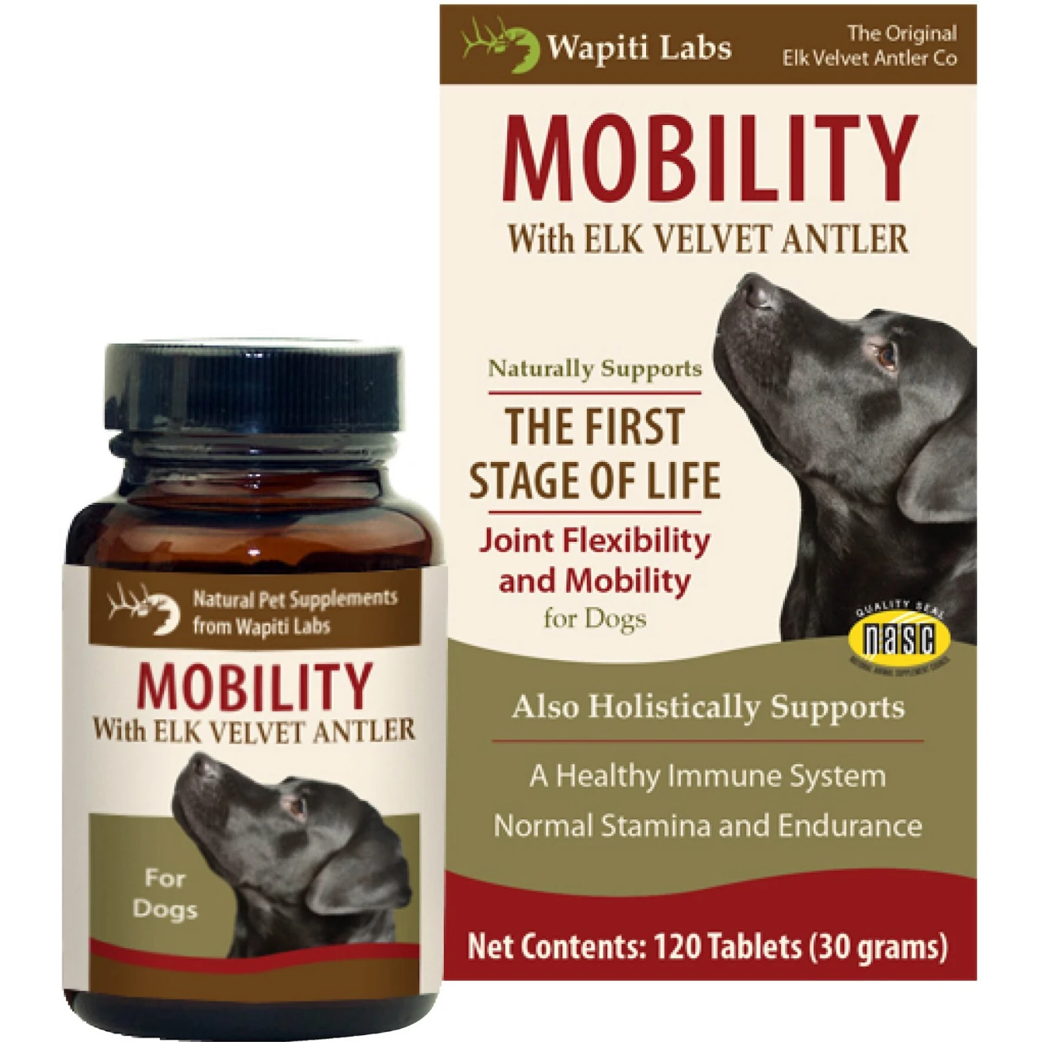 Wapiti Labs Mobility Formula Dog Tablets Supplement 1 Wapiti Labs Mobility Formula Dog Tablets Supplement