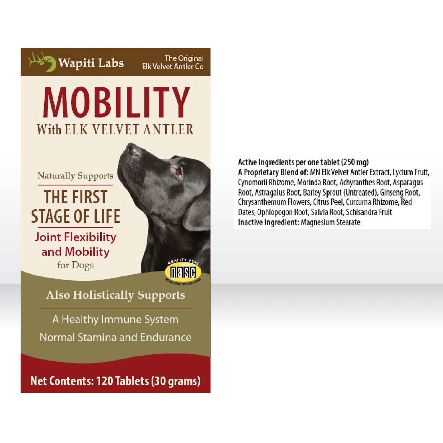 Wapiti Labs Mobility Formula Dog Tablets Supplement 4 Wapiti Labs Mobility Formula Dog Tablets Supplement - Image 4