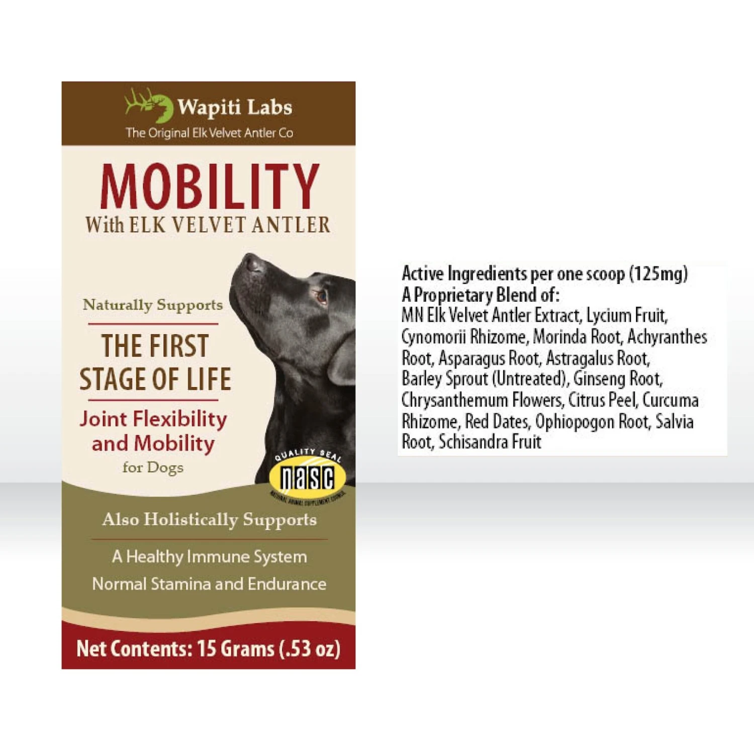Wapiti Labs Mobility Formula Dog Powder Supplement 4 Wapiti Labs Mobility Formula Dog Powder Supplement - Image 4