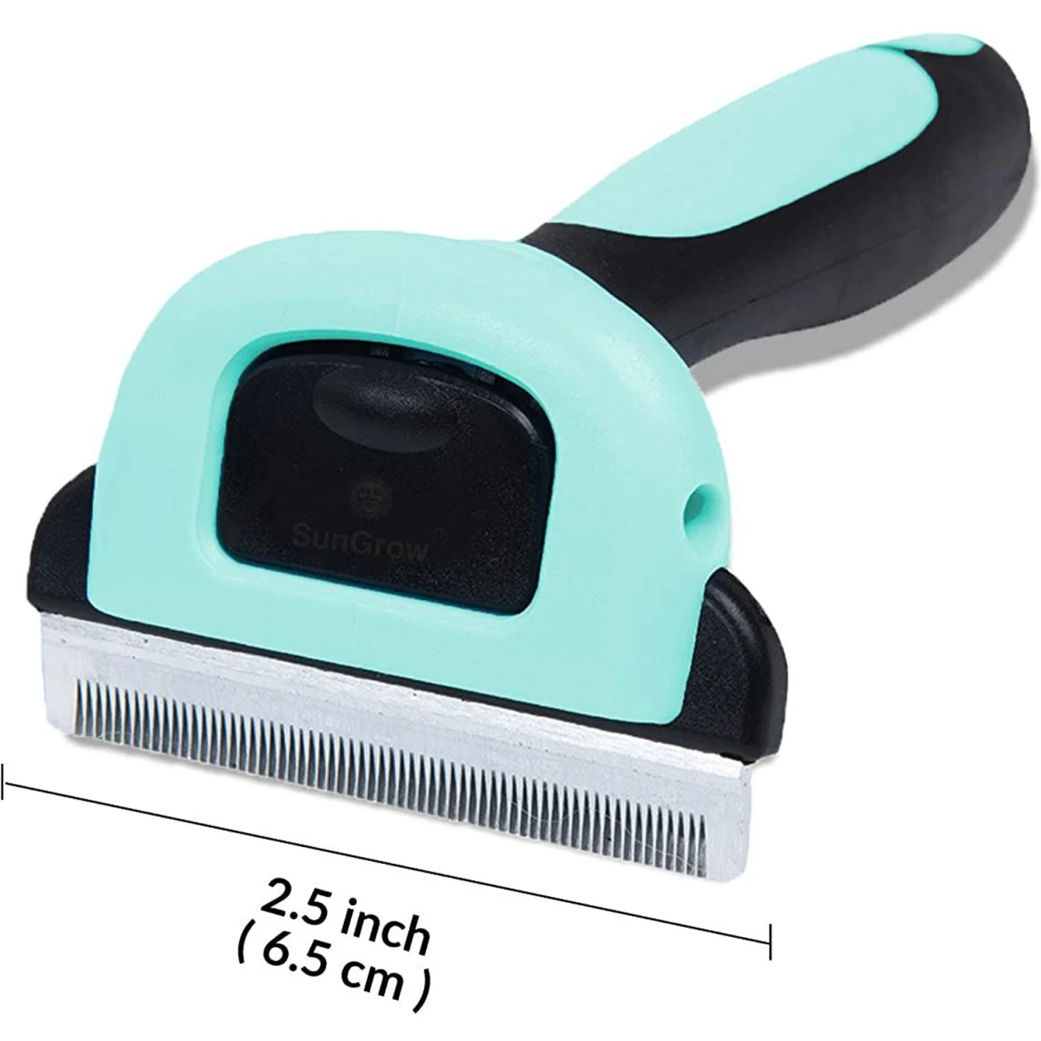 SunGrow Undercoat Deshedding Brush For Short Haired Dog & Cat Shedding Control & Grooming Tool 4 SunGrow Undercoat Deshedding Brush For Short Haired Dog & Cat Shedding Control & Grooming Tool - Image 4