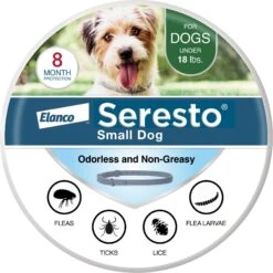 Seresto Flea & Tick Collar For Dogs, Up To 18 Lbs