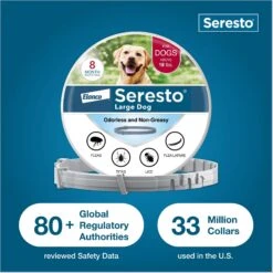 Seresto Flea & Tick Collar For Dogs, Over 18 Lbs -Pet Wellness 61519 PT6. AC SS1800 V1683653594