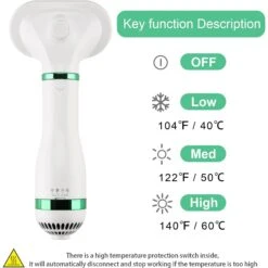 Ownpets 3 In 1 Pet Hair Portable Grooming Blower -Pet Wellness 617510 PT5. AC SS1800 V1674856006