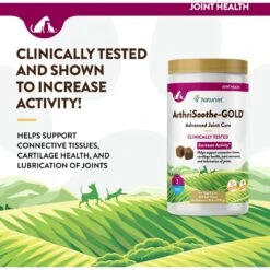 NaturVet ArthriSoothe-GOLD Level 3 MSM & Glucosamine Joint Supplement For Dogs & Cats, 240 Count -Pet Wellness 620638 PT2. AC SS1800 V1698692842