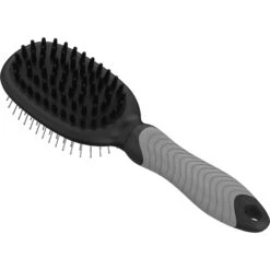 Wahl Double Sided Dog Bath Pin Brush, Black & Gray -Pet Wellness 620782 PT3. AC SS1800 V1660856155