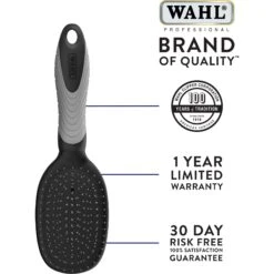 Wahl Double Sided Dog Bath Pin Brush, Black & Gray -Pet Wellness 620782 PT6. AC SS1800 V1660855142