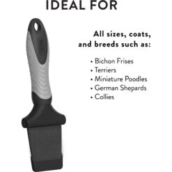 Wahl Large Double Sided Flex Dog Slicker Brush, Black & Gray -Pet Wellness 620798 PT4. AC SS1800 V1660855757
