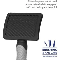 Wahl Medium Slicker Head Dog Brush, Black & Gray -Pet Wellness 620830 PT2. AC SS1800 V1660856096