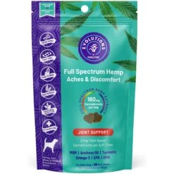 NaturVet Evolutions Full Spectrum Aches & Discomfort Soft Chew Supplement For Adult Dogs