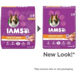 Iams Proactive Health Healthy Aging Mature & Senior Formula With Real Chicken Dry Dog Food -Pet Wellness 62805 PT2. AC SS1800 V1668024166