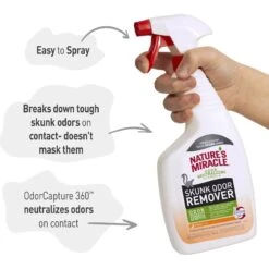 Nature's Miracle Skunk Odor Remover -Pet Wellness 631062 PT6. AC SS1800 V1667947768