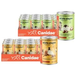 CANIDAE All Life Stages Less Active Chicken, Lamb & Fish Formula Canned Dog Food & CANIDAE All Life Stages Chicken & Rice Formula Canned Dog Food