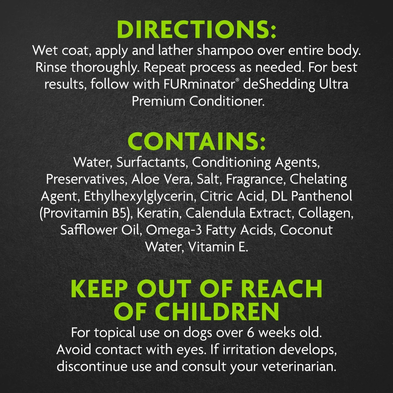 FURminator Deshedding Dog Shampoo 3 FURminator Deshedding Dog Shampoo - Image 3