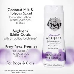 Perfect Coat White Pearl Coconut Dog Shampoo -Pet Wellness 633366 PT5. AC SS1800 V1667949400