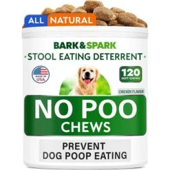 Bark&Spark Chew No Poo Treats Supplement For Dogs