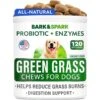 Bark&Spark Green Grass Burn Spots Treatment Chews For Dogs, 120 Count