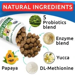 Bark&Spark Green Grass Burn Spots Treatment Chews For Dogs, 120 Count -Pet Wellness 633582 PT2. AC SS1800 V1661961630