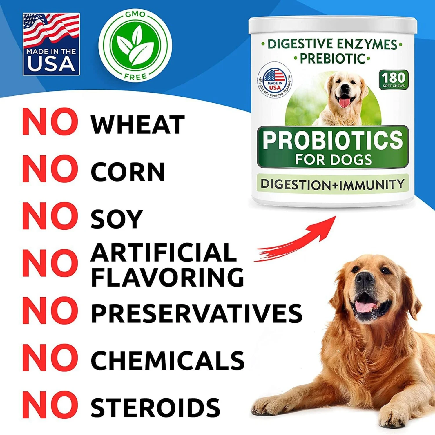 Bark&Spark Dog Probiotics For Dogs With Digestive Enzymes Prebiotics Fiber Chews 7 Bark&Spark Dog Probiotics For Dogs With Digestive Enzymes Prebiotics Fiber Chews - Image 7