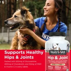 Nutri-Vet Advanced Strength Chewable Tablets Joint Supplement For Dogs -Pet Wellness 63402 PT4. AC SS1800 V1661973495