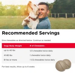Nutri-Vet Advanced Strength Chewable Tablets Joint Supplement For Dogs -Pet Wellness 63402 PT7. AC SS1800 V1661973864