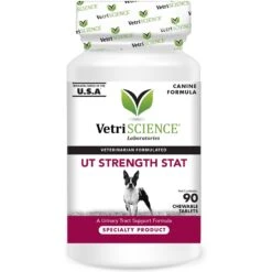 VetriScience UT Strength Stat Chewable Tablets Urinary Supplement For Dogs
