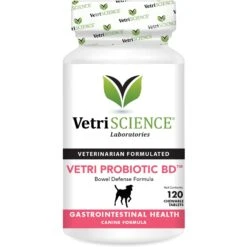 VetriScience Vetri Probiotic BD Chewable Tablets Digestive Supplement For Dogs