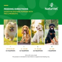 NaturVet Digestive Enzymes Plus Probiotic Powder Digestive Supplement For Cats & Dogs 15 NaturVet Digestive Enzymes Plus Probiotic Powder Digestive Supplement For Cats & Dogs -Pet Wellness 63793 PT6. AC SS1800 V1698691671