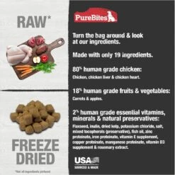 PureBites Chicken Freeze-Dried Topper For Dogs -Pet Wellness 639406 PT2. AC SS1800 V1677600855